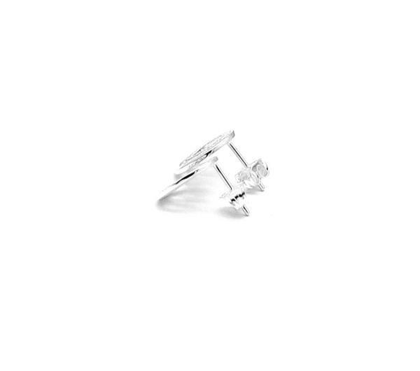 Unique And Co Ladies Unique And Co Sterling Stud Earrings with CZ