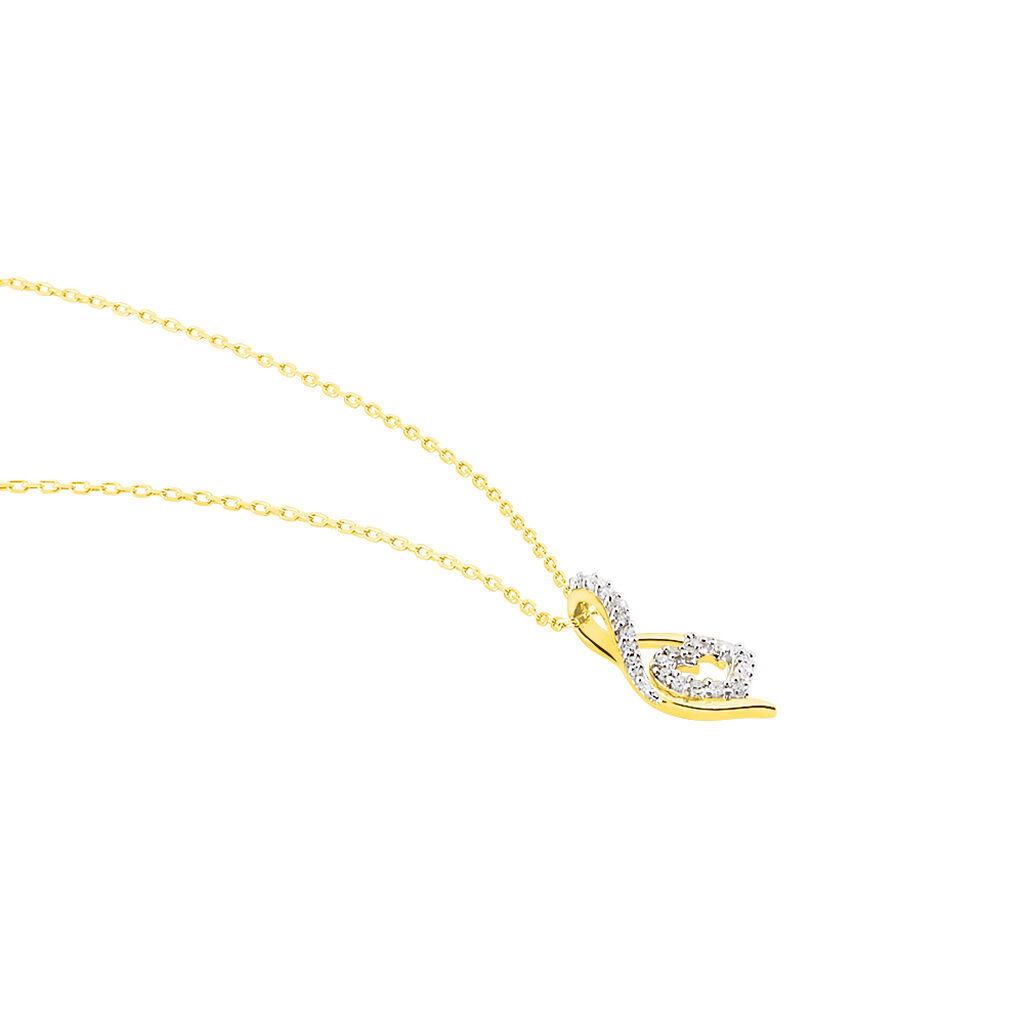 Collier Roso Or Jaune Diamant