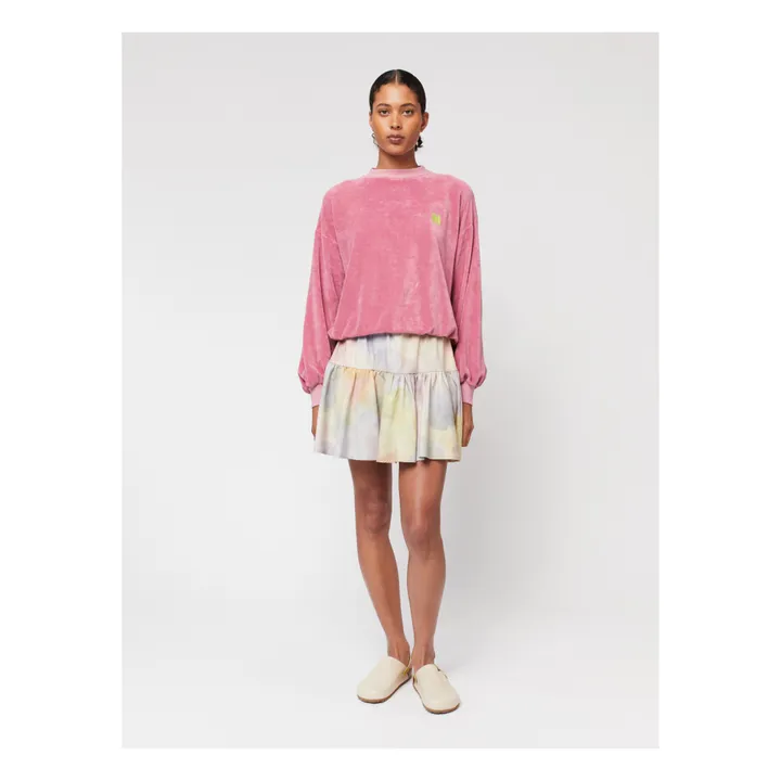 Bobo Choses Sweat Eponge Butterfly Coton Bio - Collection Femme  | Vieux Rose