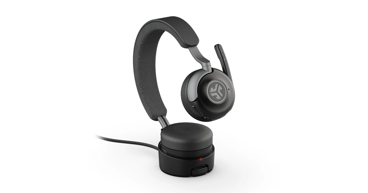 JLabEpic Work ANC Wireless On-Ear Headset    (Zwart, USB-C / Bluetooth)