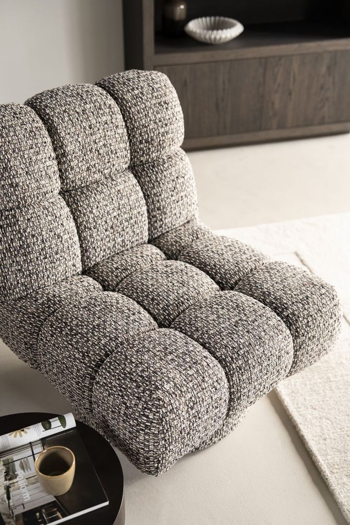 Fauteuil Fenna Taupe van Eleonora