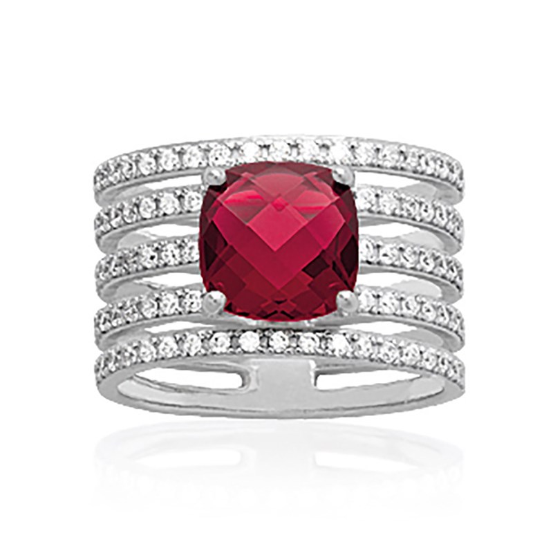 Bague Femme - Argent 925 - Oxyde de zirconium
