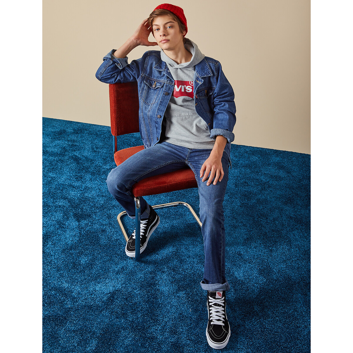 LEVI'S KIDS<br>Moletom com capuz