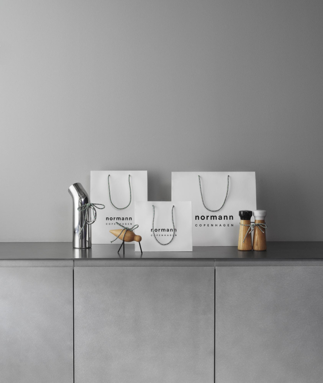 Normann Copenhagen Shorebird vogel decoratie medium zwart