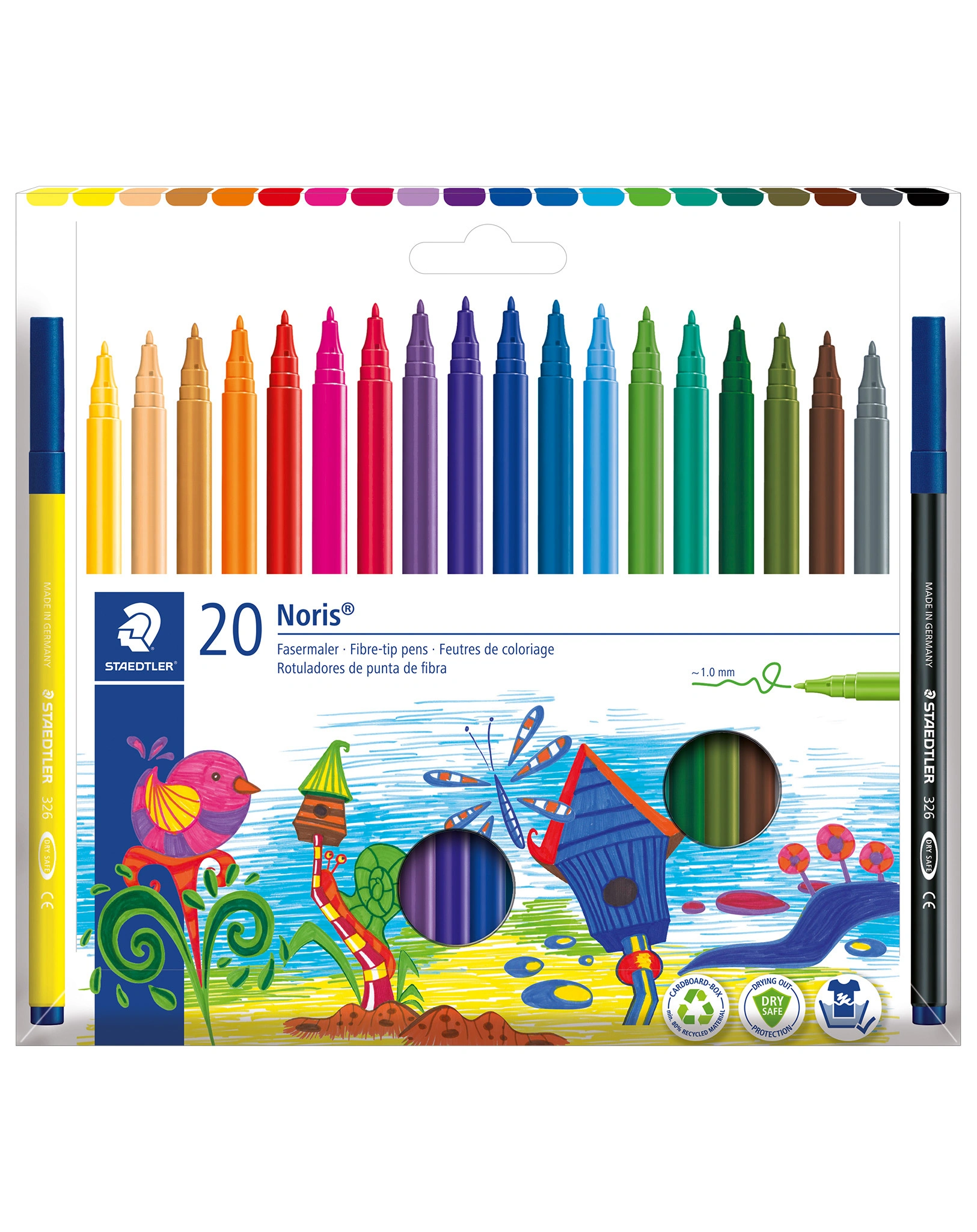 326 C20 Fasermaler Noris® mit 20 Farben