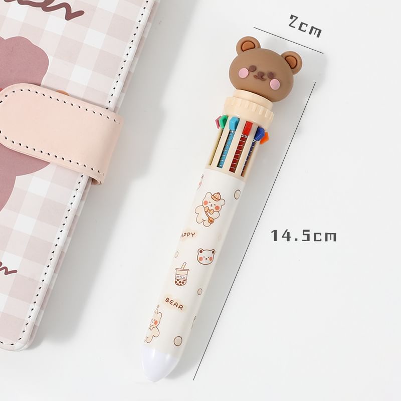 Miumi - Bear Multicolor Balpen (verschillende designs)