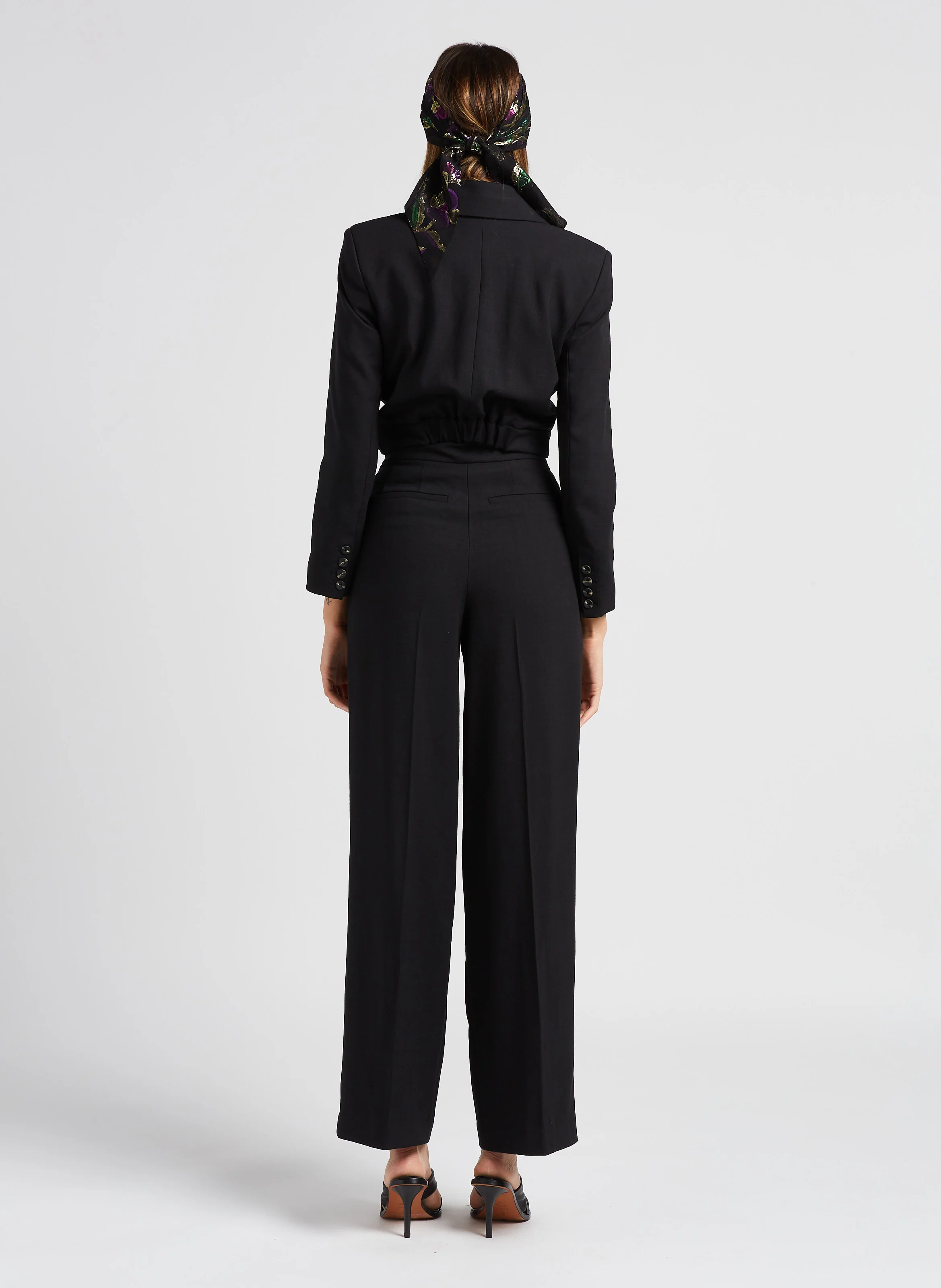 EDWIN - Pantalon large taille haute | Noir