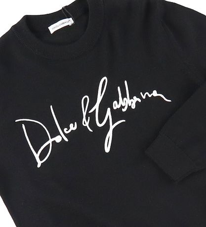 Dolce & Gabbana Pullover - Wolle - DNA - Schwarz