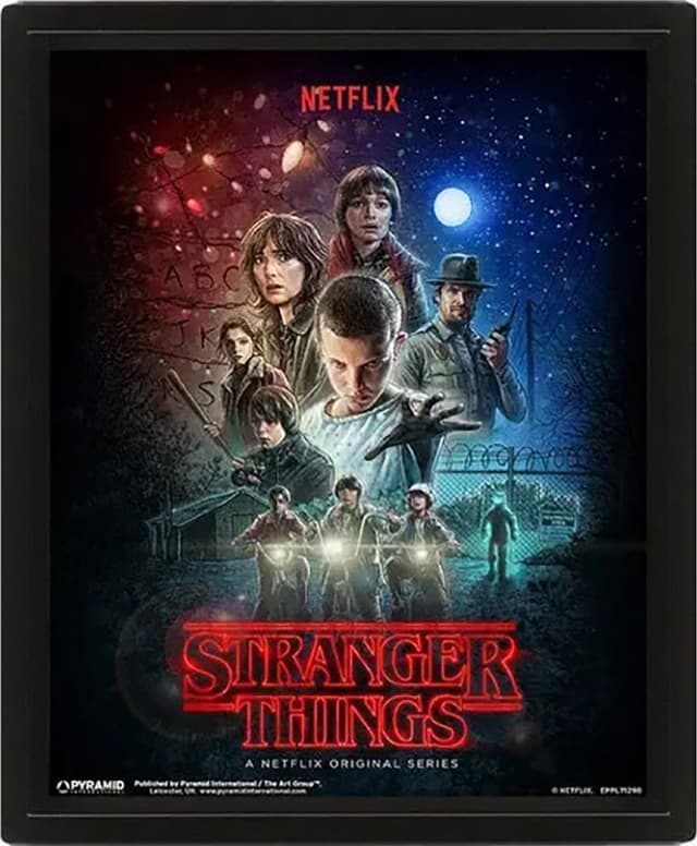 Pan Vision Stranger Things 3D-plakat (One Sheet)