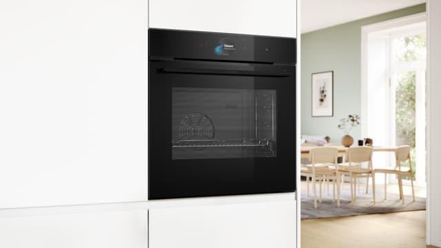 Bosch accent line Kombidampovn HSG958DB1S (Sort)