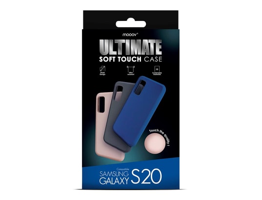 MOOOV - Coque smartphone Coque semi-rigide ultimate soft touch pour samsung s20 - nud...