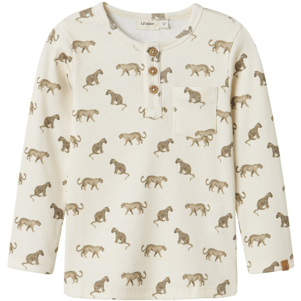 Køb Lil'Atelier Turtledove Nmmlavo Eno Slim Ls Top Lil
