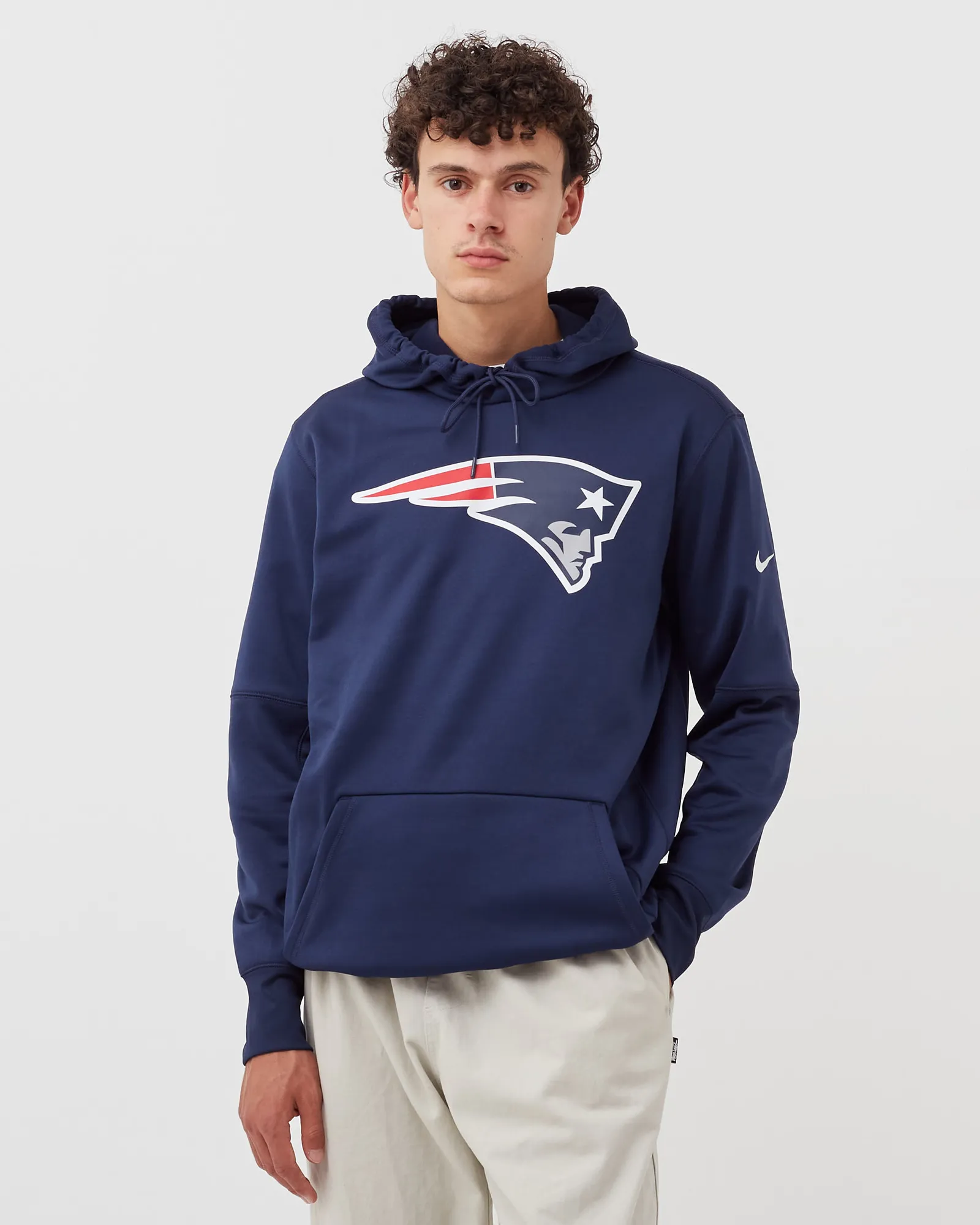 Nike Prime Logo Therma Hoodie New England Patriots