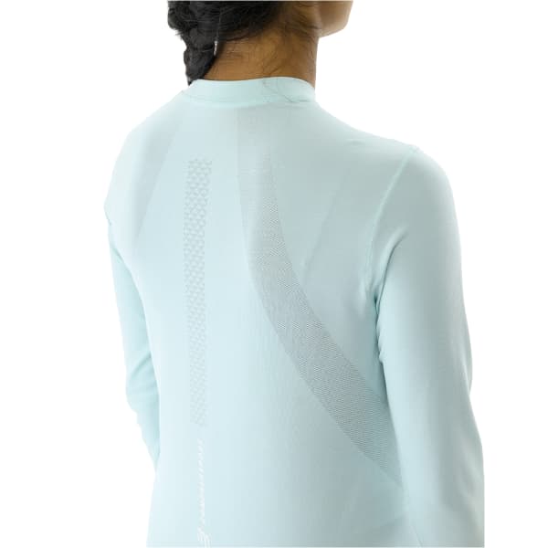 T-shirt trail COMPRESSPORT PERFORMANCE LS TSHIRT W SHELL BLUE