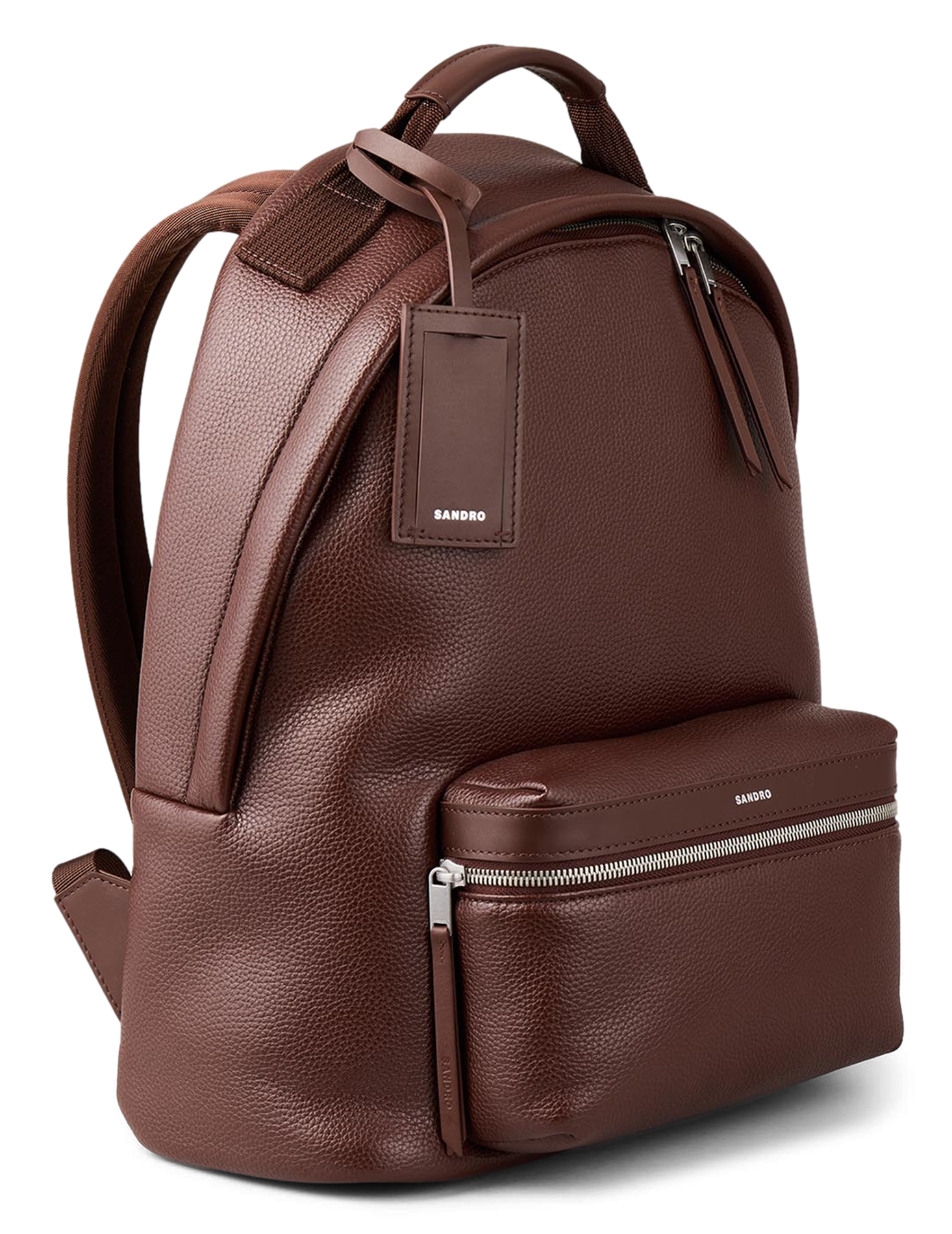 Sac à dos en toile enduite | Marron