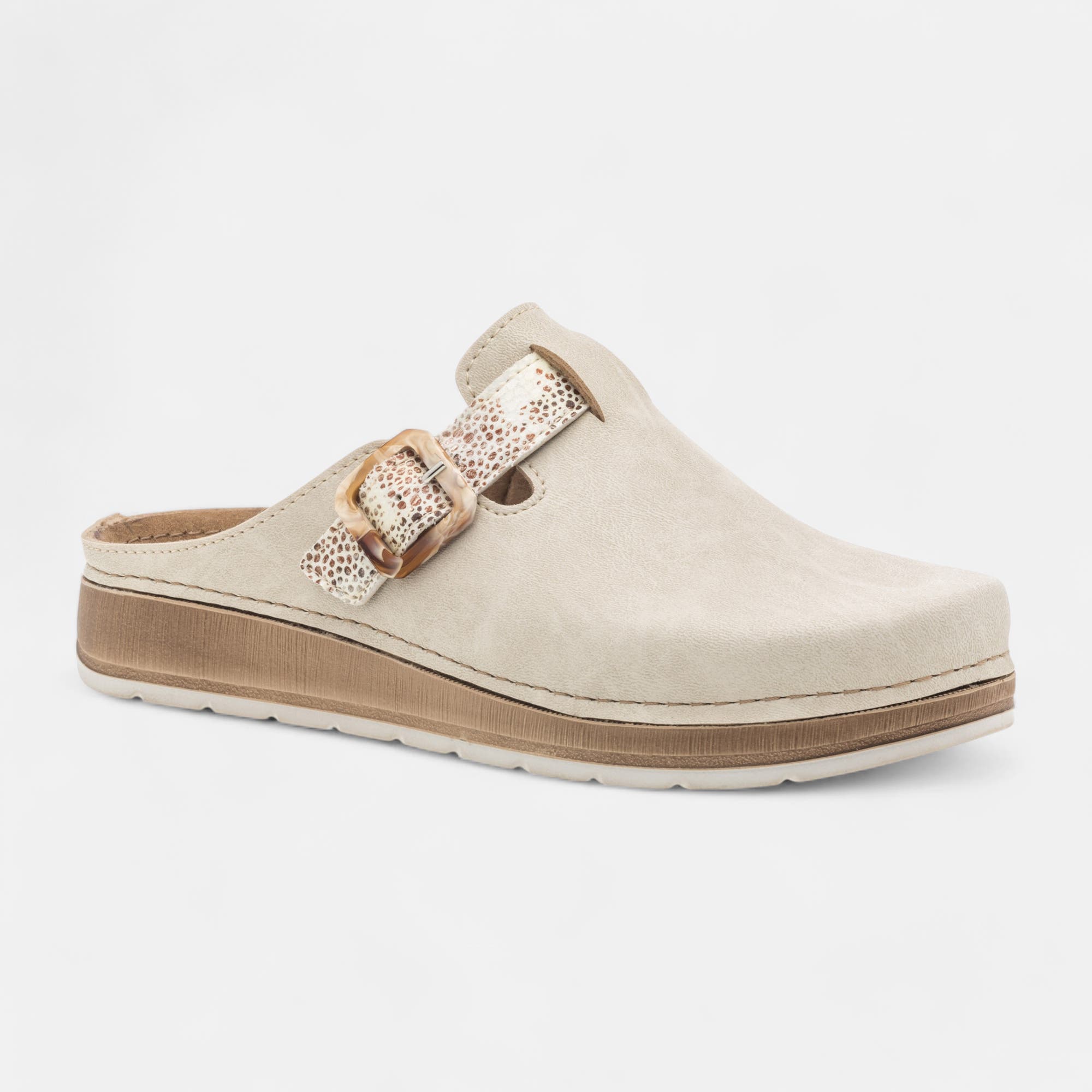 Mules Femme beige