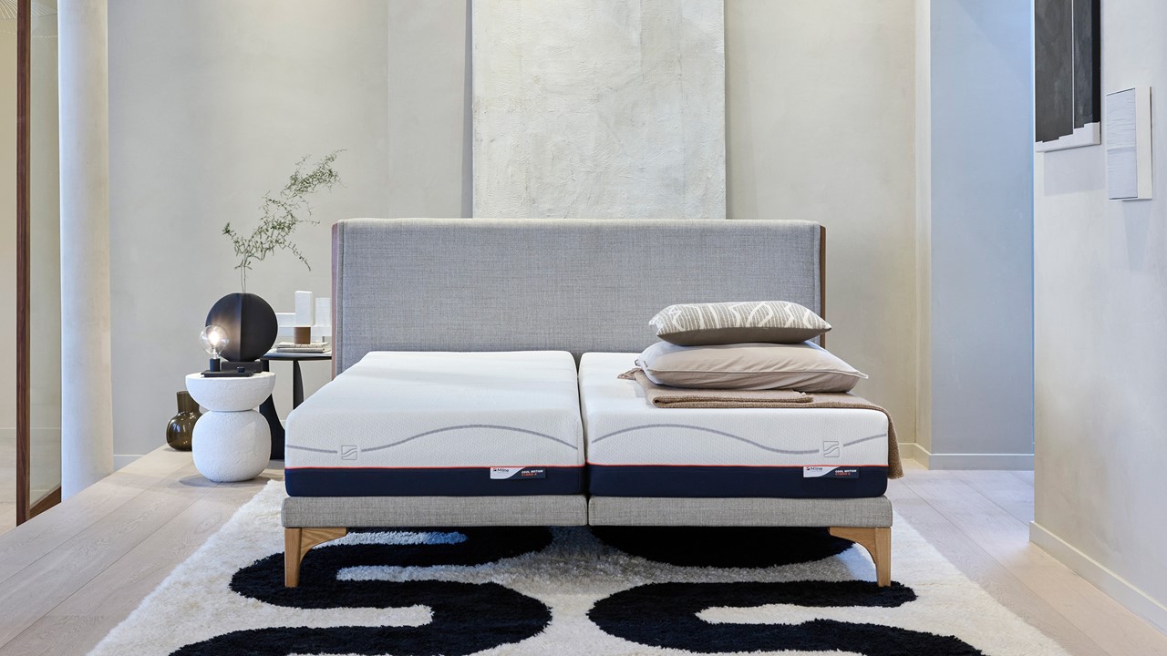 Bed Element Mind met Cool Motion 6 matrassen natural