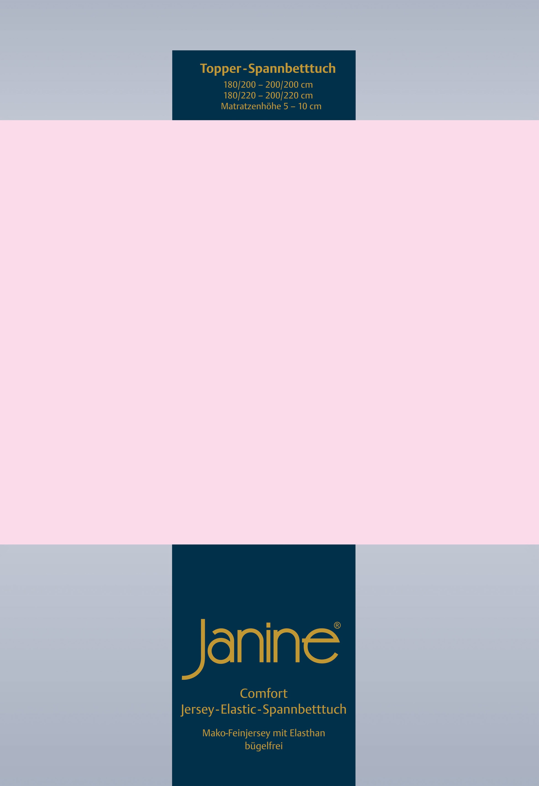 Janine Spannbettlaken »TOPPER 5001« mit Rundumgummizug