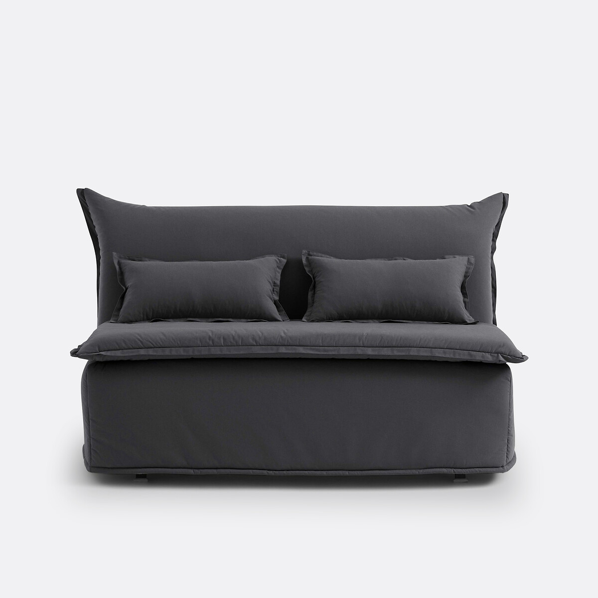 LA REDOUTE INTERIORS<br>Sofá BZ algodão, espuma 10 cm, Olona