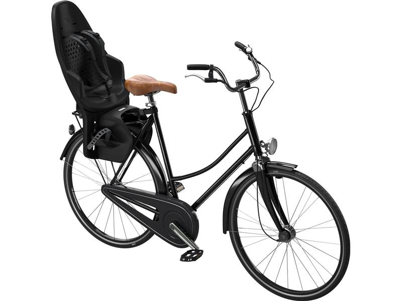 Thule Fahrradkindersitz Yepp 2 Maxi (GT) Black Velo-Kindersitz zur Gepäckträgermontage