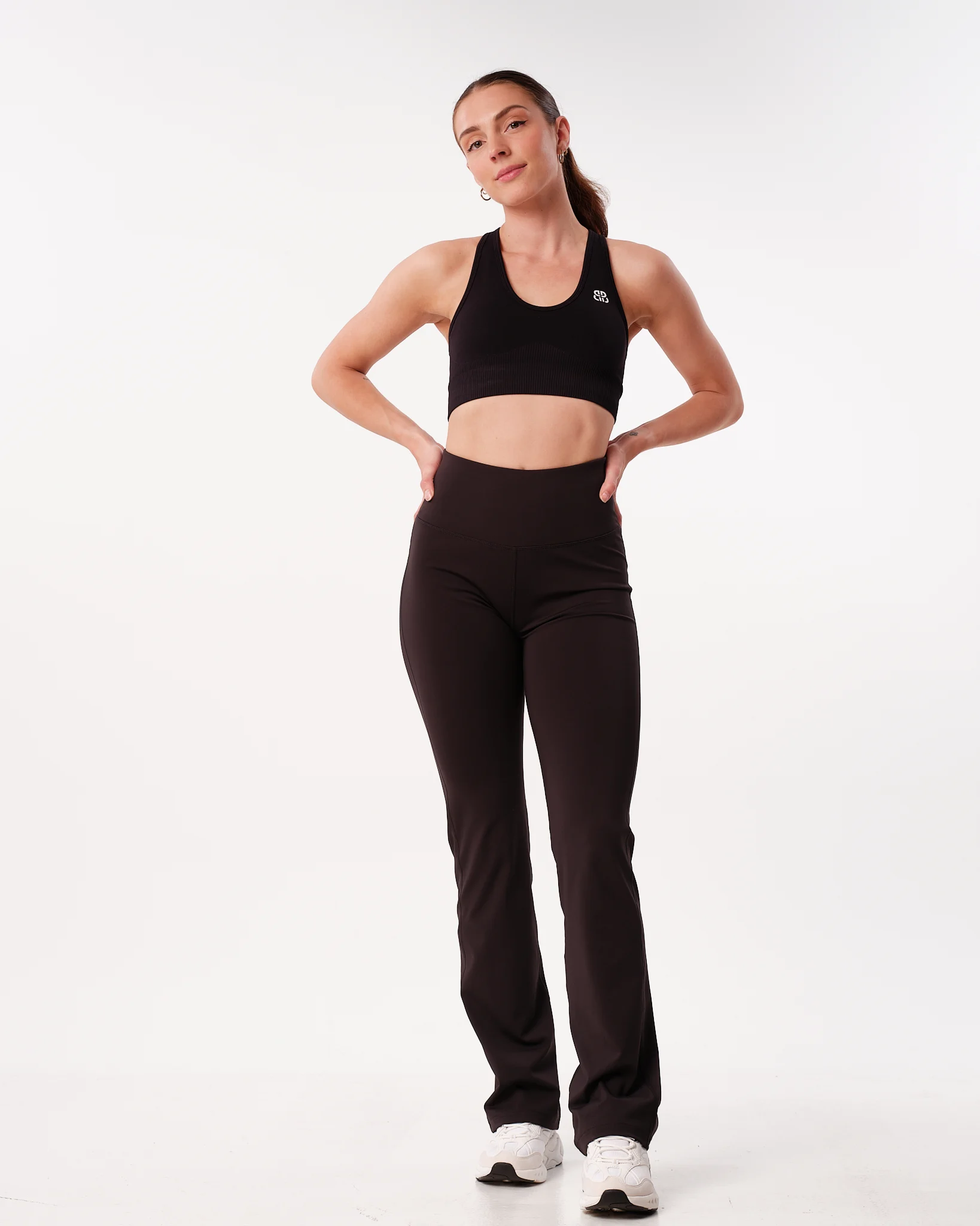 Bumpro Hero High Rise Flare Pants Black