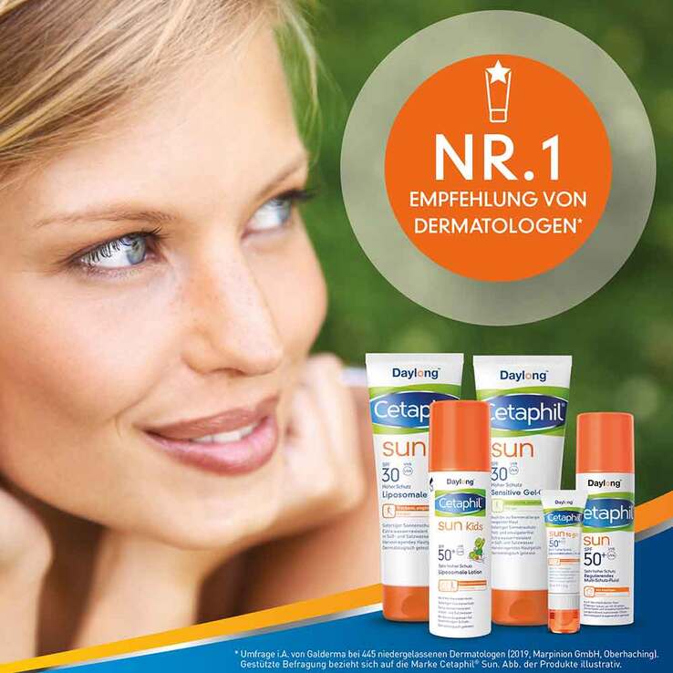 Cetaphil Sun sensitive Gel-Fluid SPF 30 Sonnenschutz, 30 ml