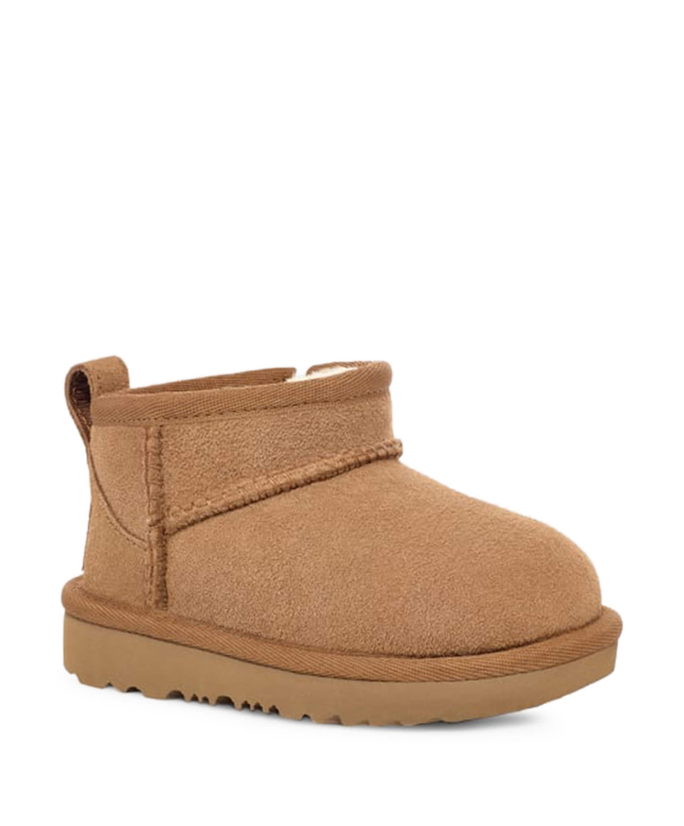 Ugg Classic ultra mini meisjes enkellaarzen beige