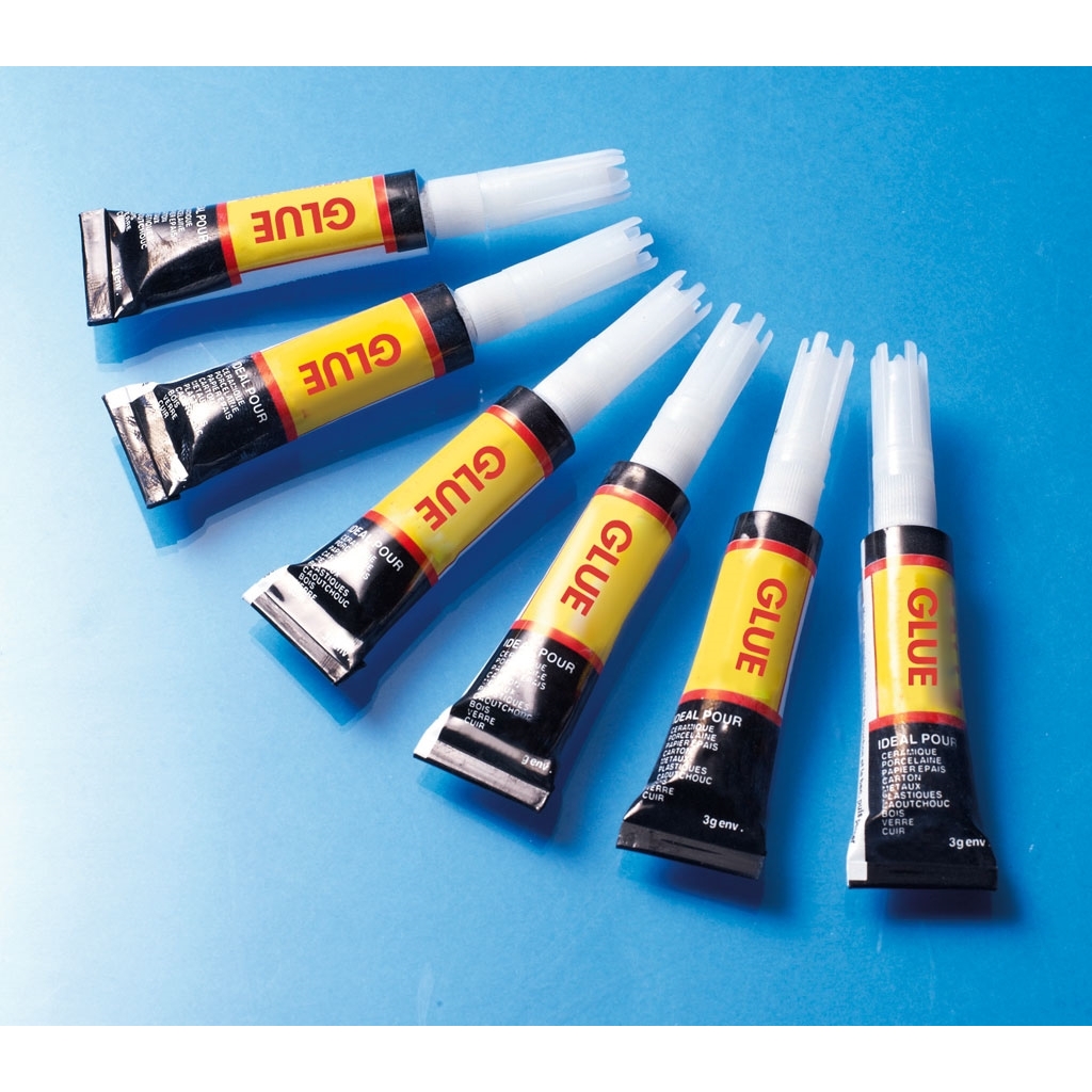 Colle cyanoacrylate : Les 6 tubes
