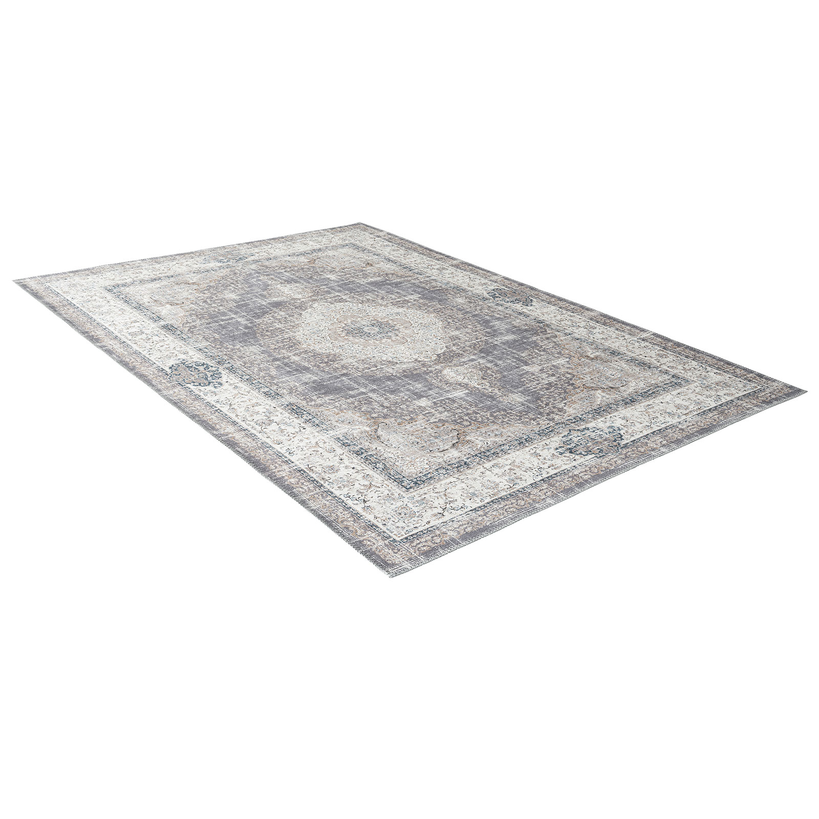 Orientteppich - grau-beige - 80x150 cm