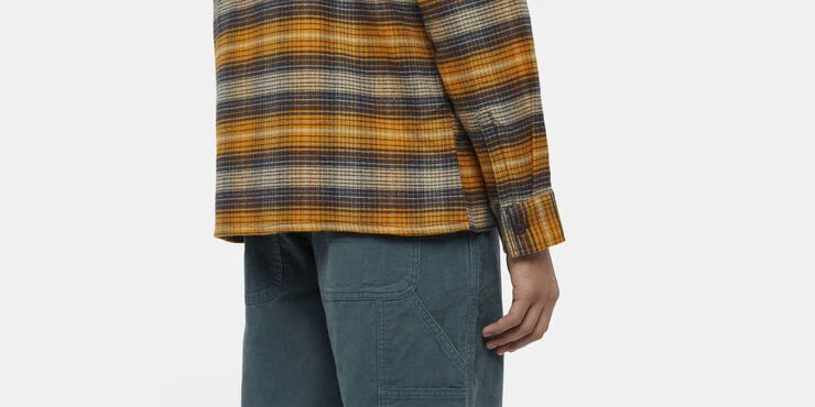 Dickies FOREST CHECK SHIRT INCA GOLD Inca gold