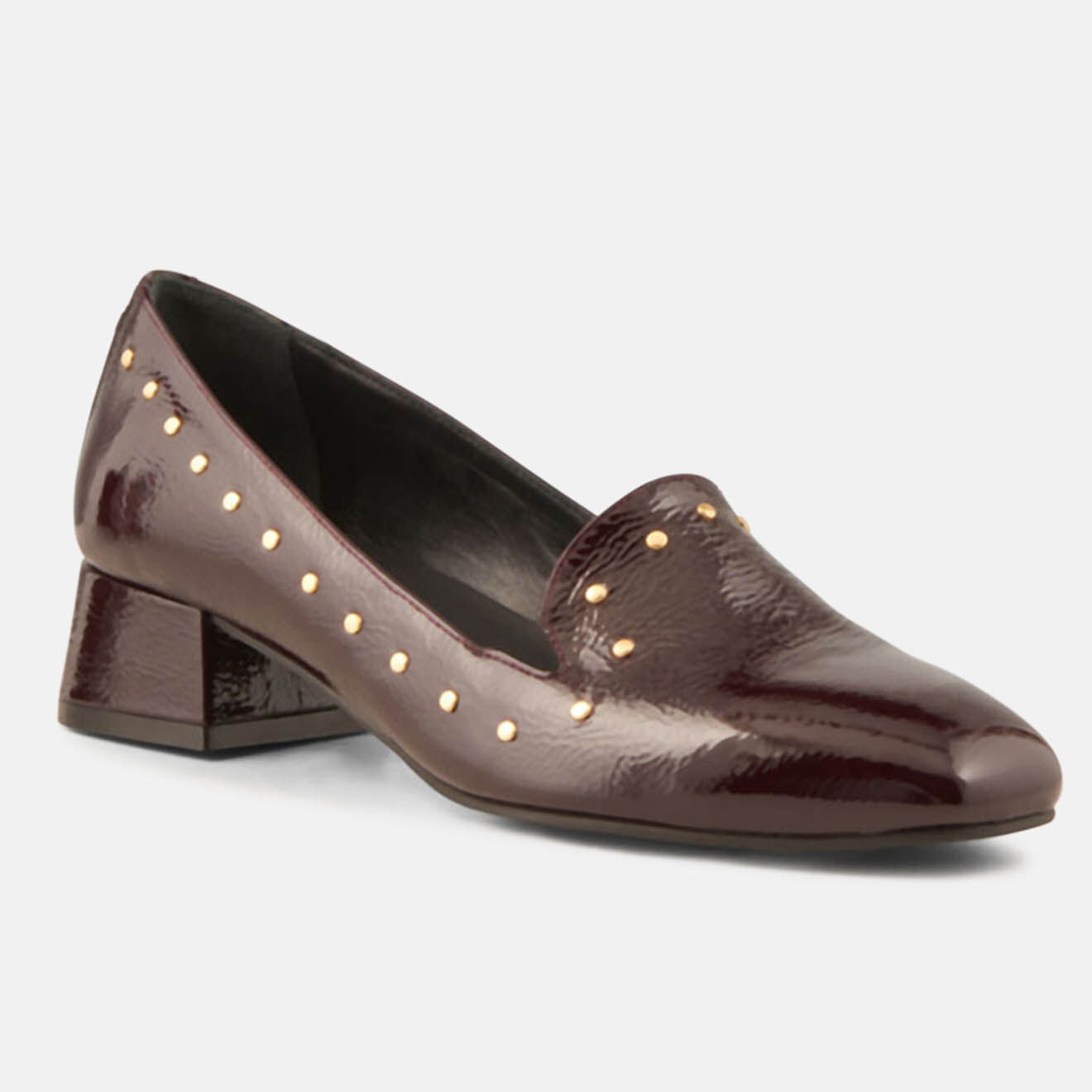 Minelli Mocassins en Cuir verni Fanny bordeaux