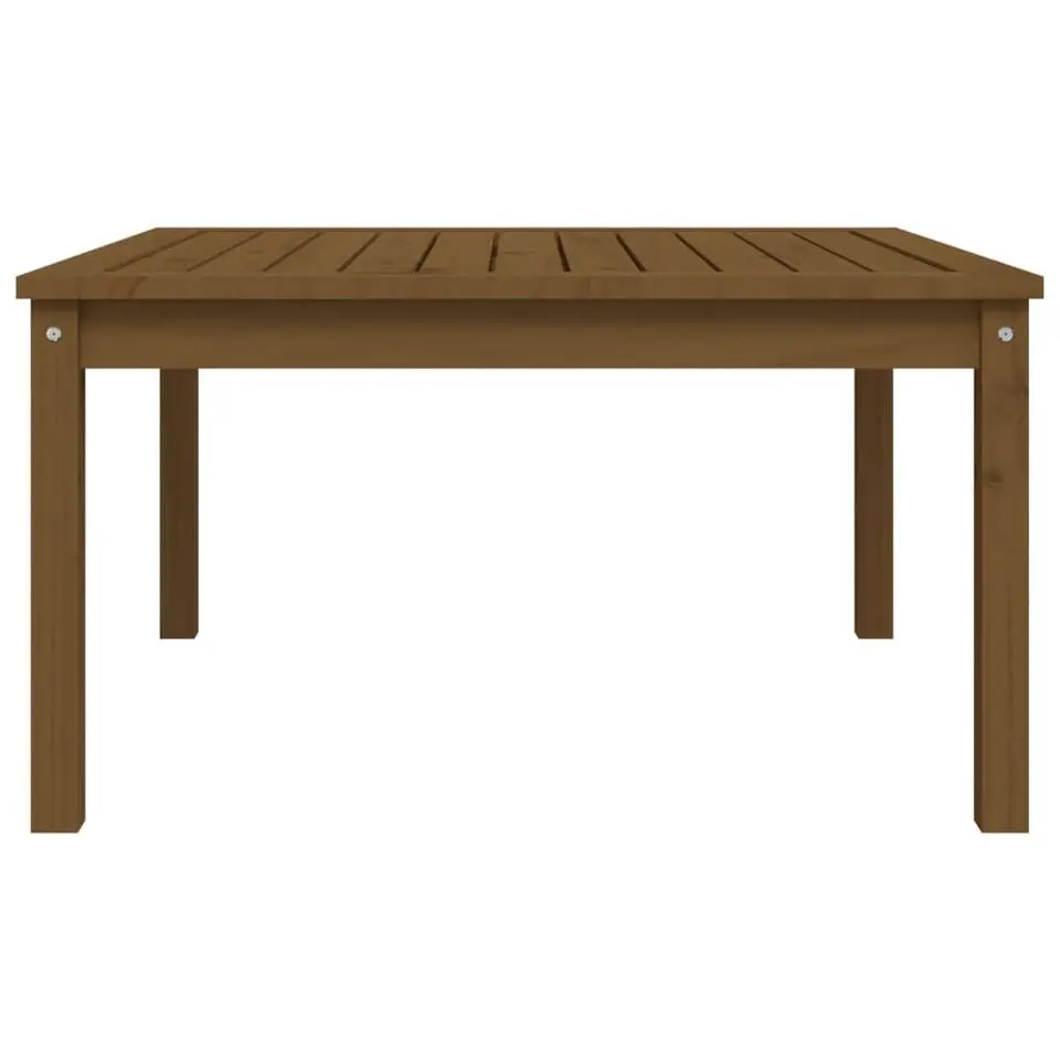 vidaXL - Loungetafel - Honingbruin - Massief grenenhout - 82,5x82,5x45 cm