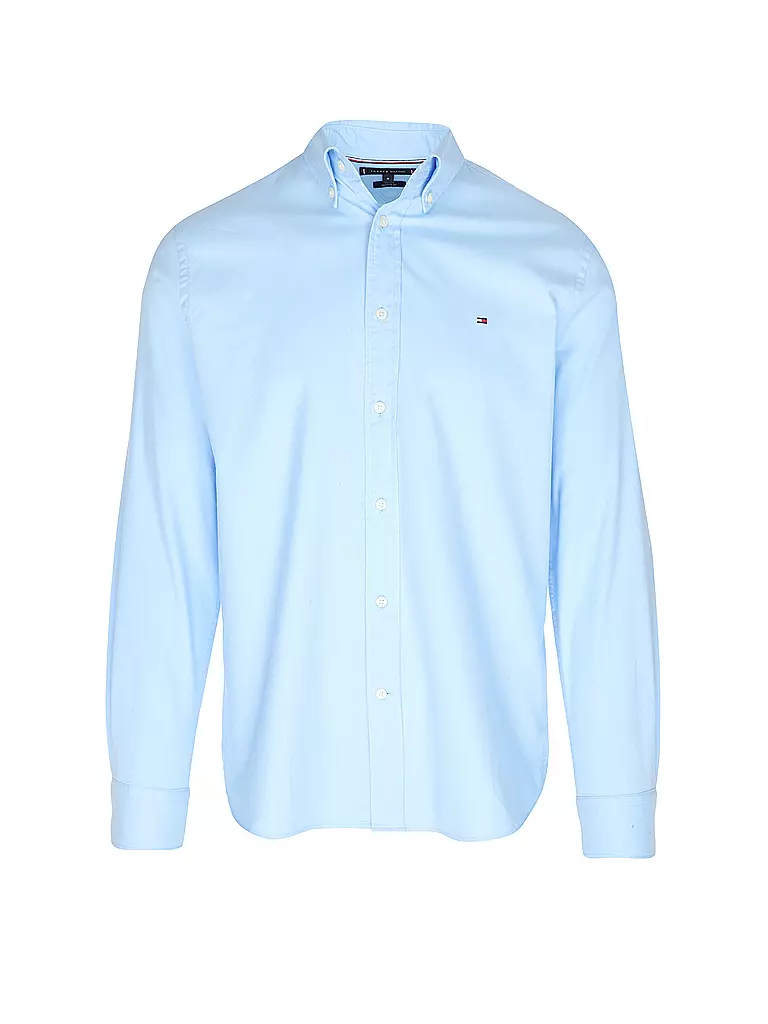 TOMMY HILFIGER Hemd Regular Fit hellblau