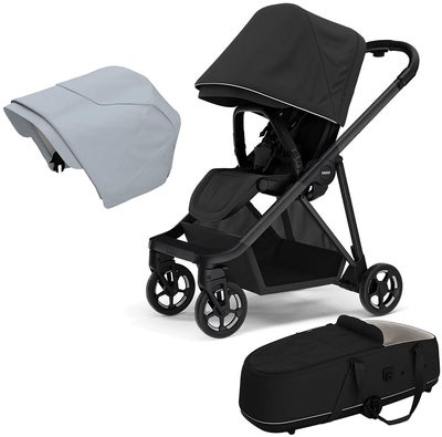 Thule Shine Duovogn inkl. Air Purifier Kalesje, Black/Blue