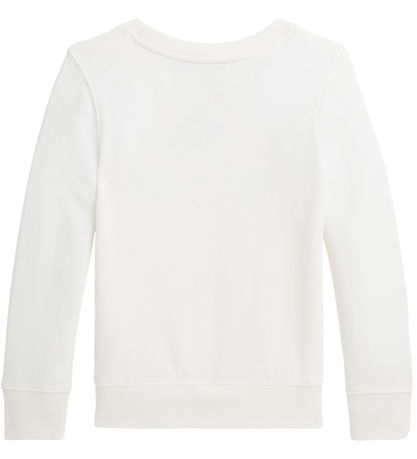 Polo Ralph Lauren Sweatshirt - Deckwash White m. Kuscheltier