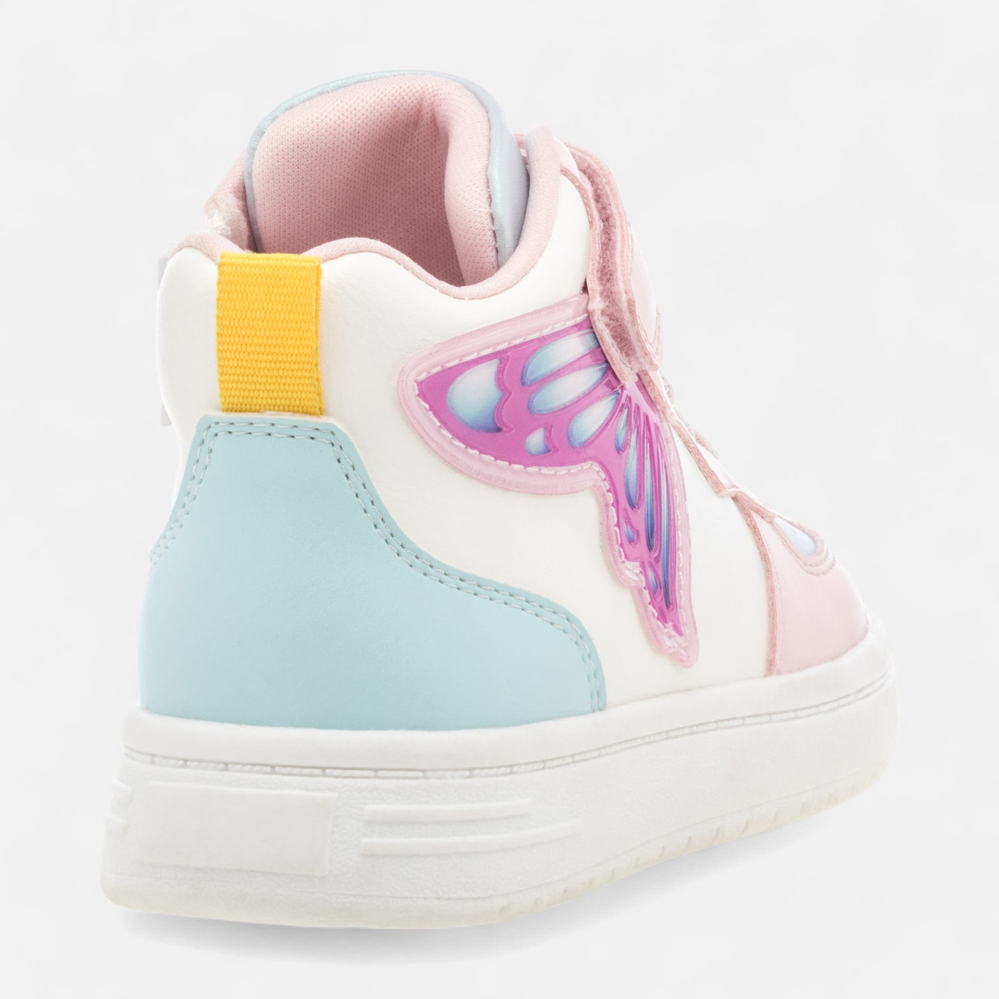 Baskets hautes Fille blanc