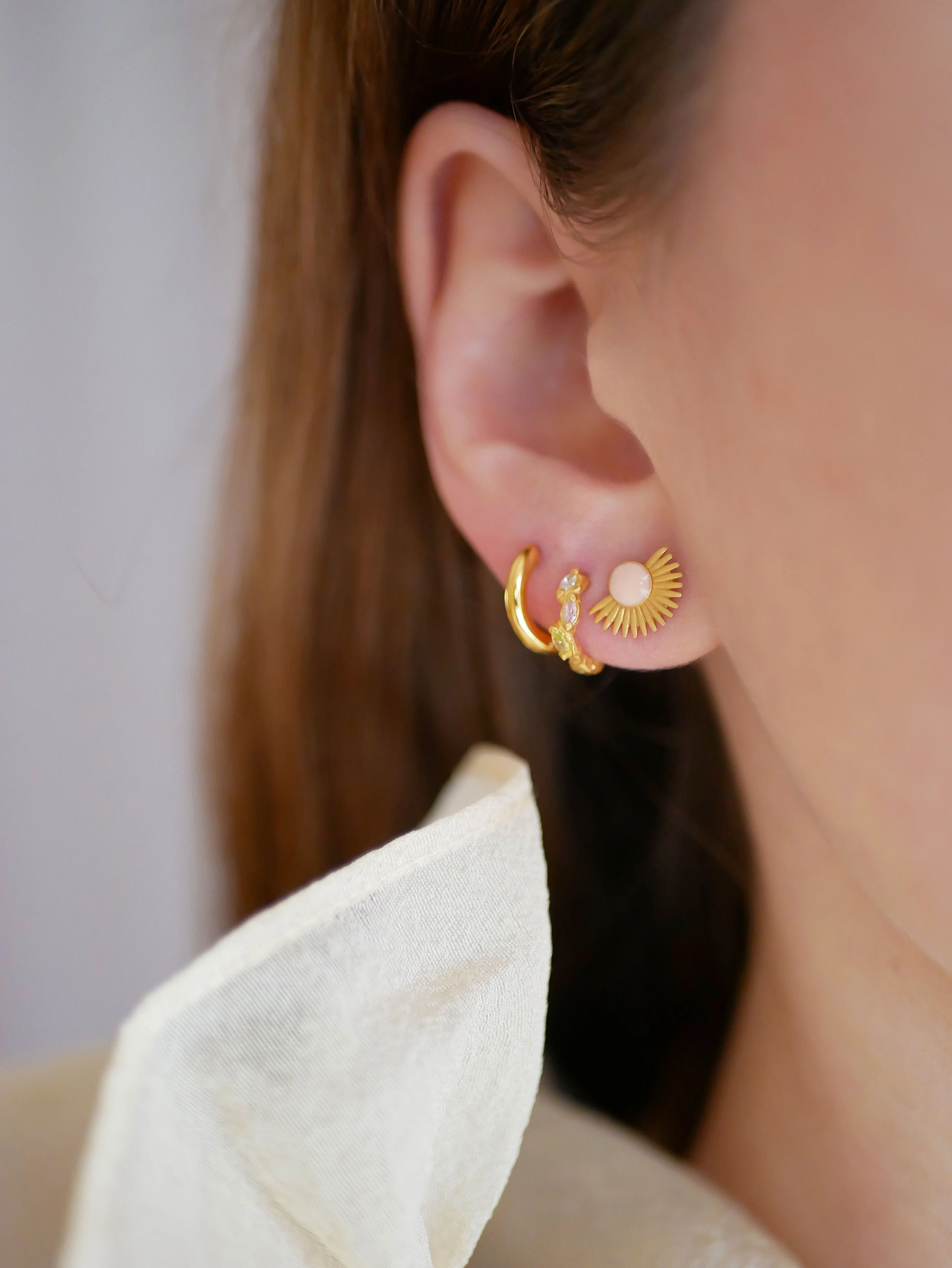 ENAMEL Copenhagen  Laia hoops - forgyldt