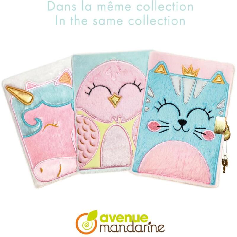 Journal intime fourrure, Chat - Bleu