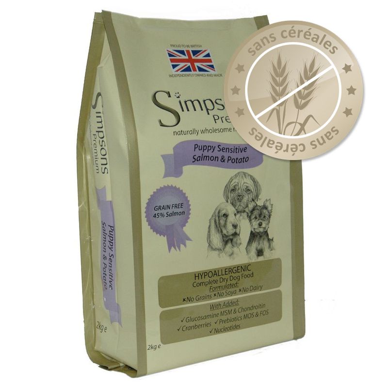 Simpsons Premium Puppy Sensitive saumon & pommes de terre