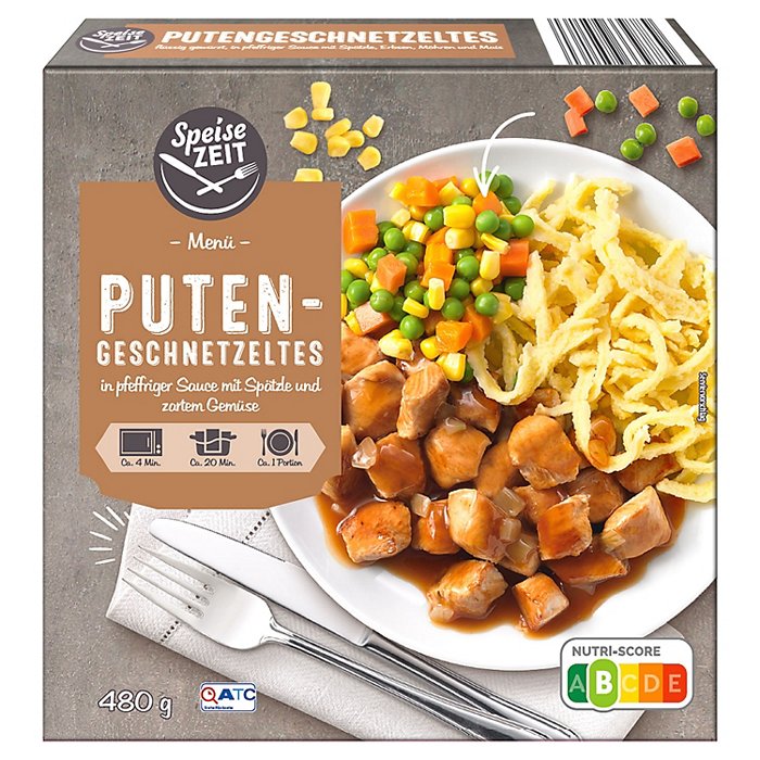 SPEISEZEIT Fertiggerichte 480 g, Putengeschnetzeltes