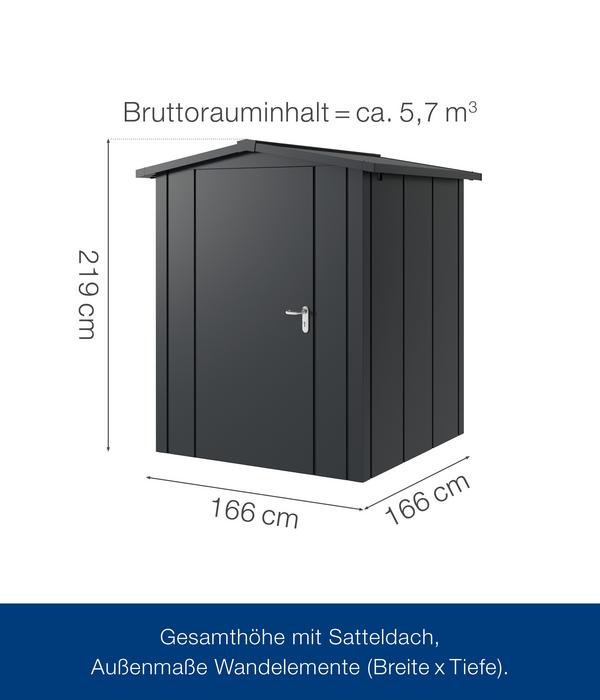 Hörmann Metallgerätehaus Juno JSD2 L-Sk