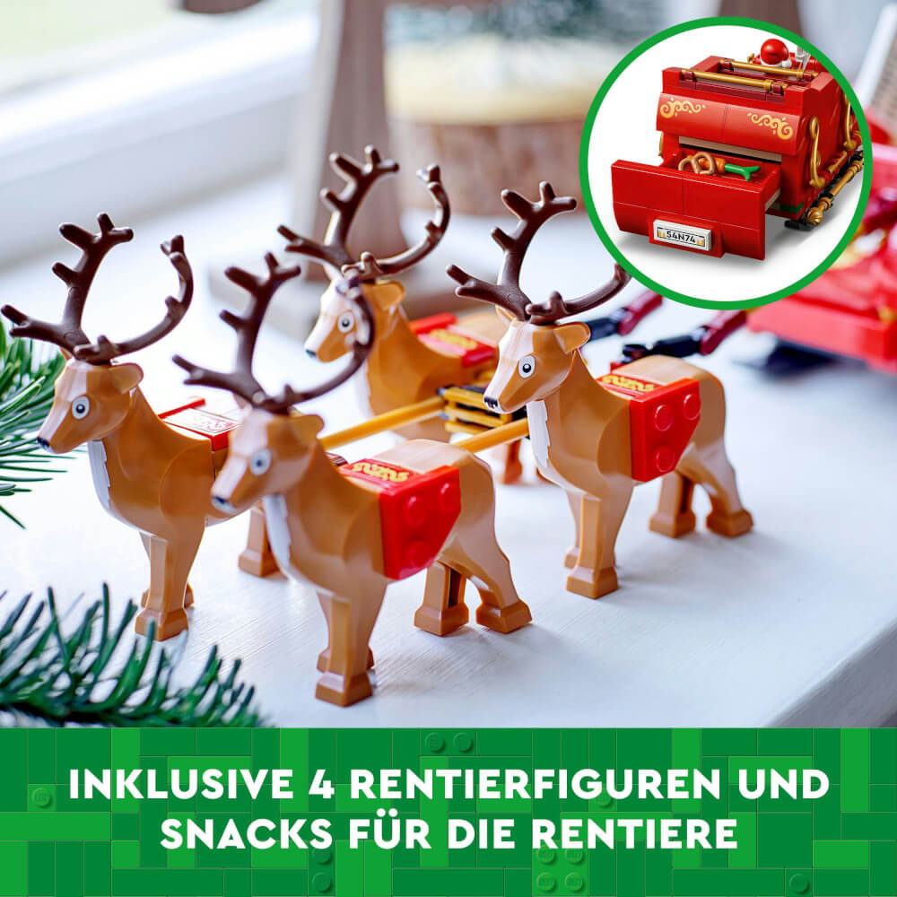 LEGO® Iconic 40499 Schlitten des Weihnachtsmanns
