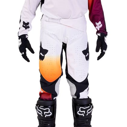 Pantalon cross Fox YOUTH 360 STREAK - Blanc