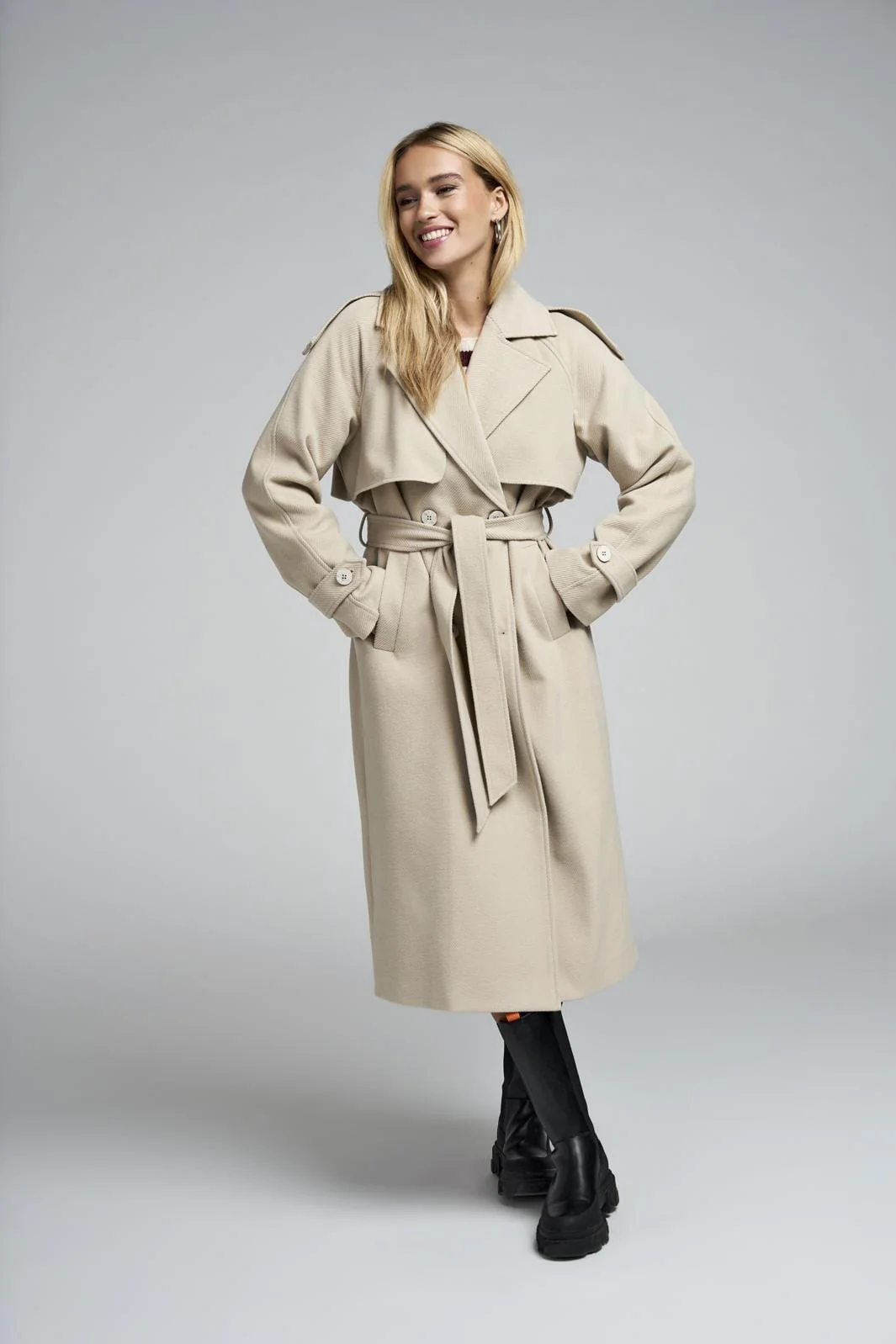 Only Onlgitte Trenchcoat Cc