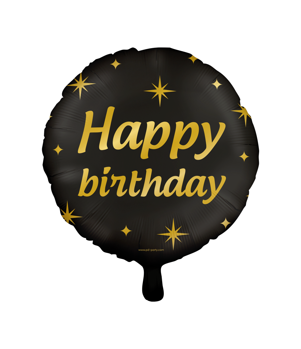 Helium Ballon Happy Birthday Leeg 30cm