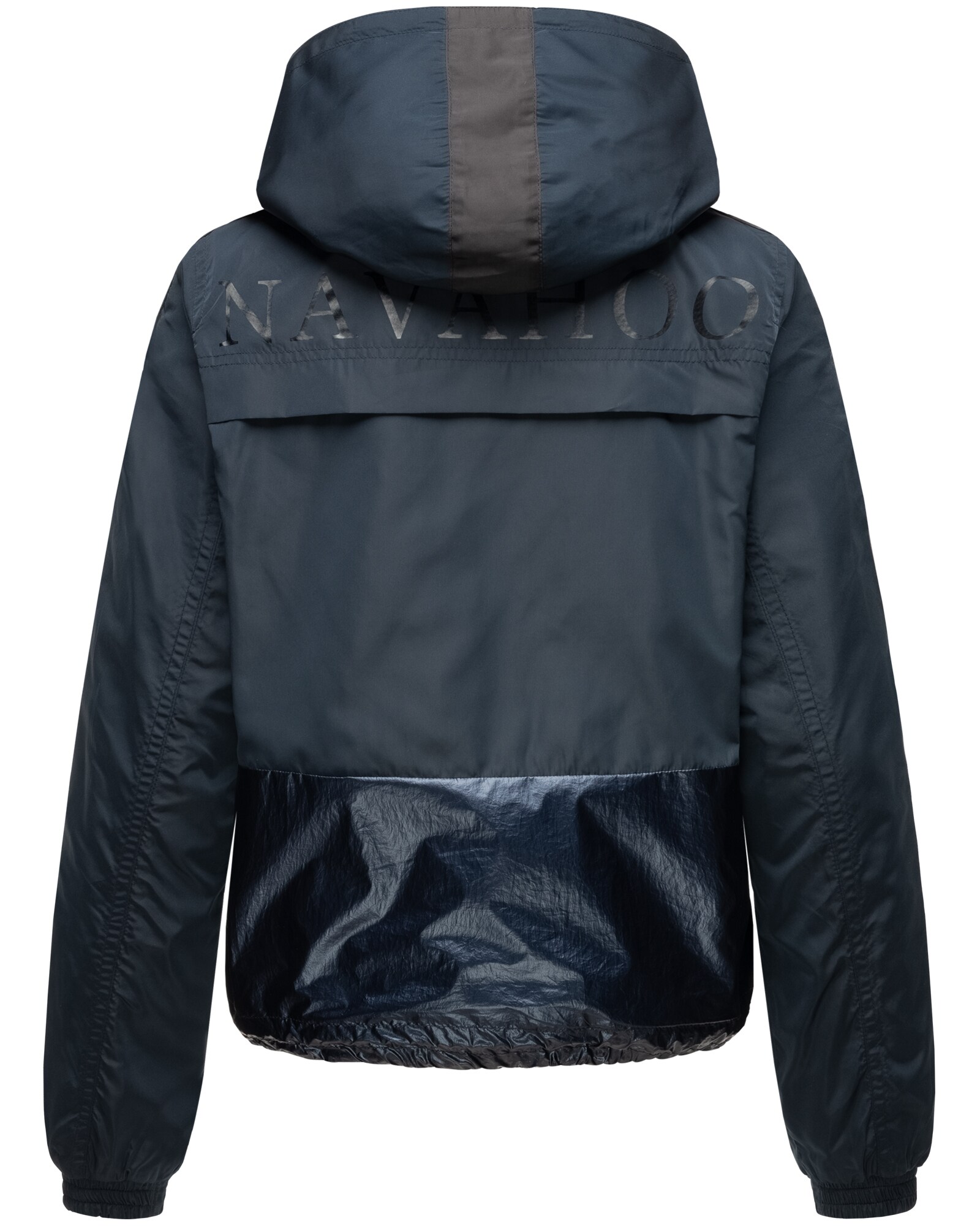 NAVAHOO Damen Ultraleichte Wendejacke 2-in-1 Übergangsjacke mit Kapuze Sunitaa