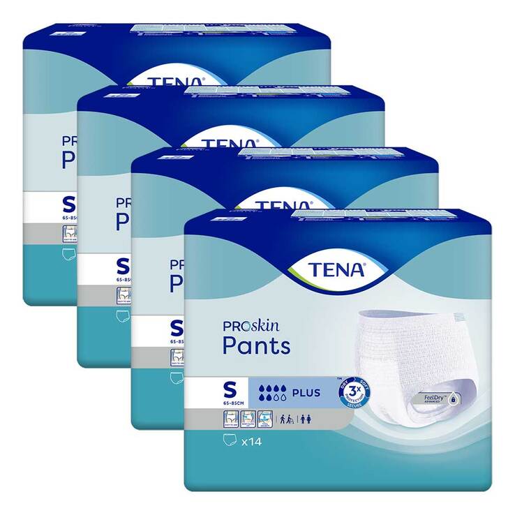 TENA Pants Plus S bei Inkontinenz, 4X14 St