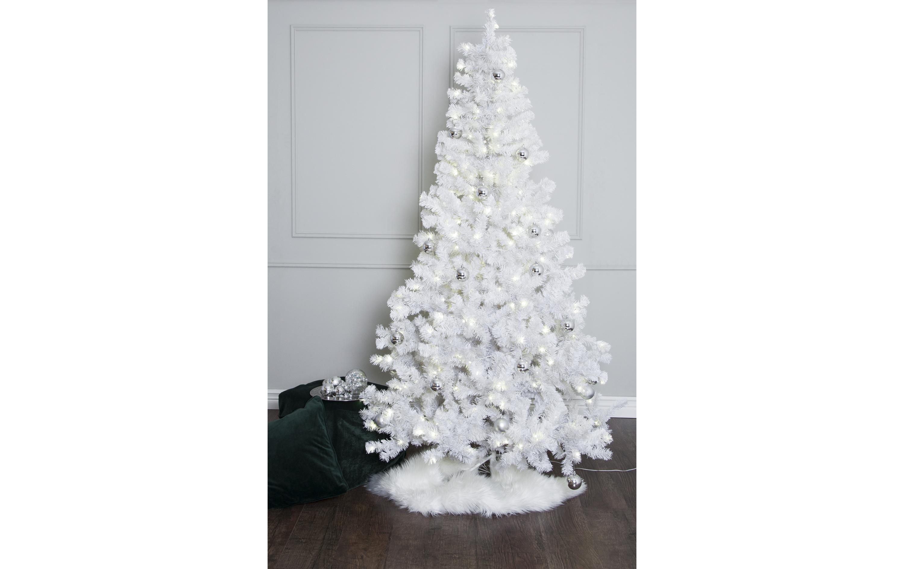 Weihnachtsbaum Ottawa Weiss 260 LED, 210 cm, outdoor<br>Weisser Weihnachtsbaum