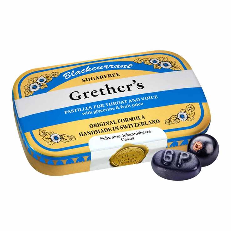 Grethers Blackcurrant zuckerfrei, 60 g