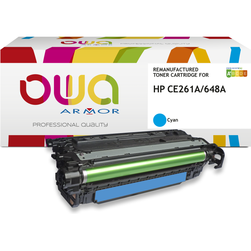 Toner remanufacturé OWA - standard - pour HP CE261A